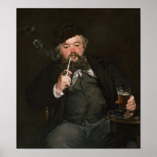 Edouard Manet - Een goed glas bier / Le bon bock Poster