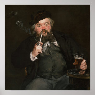 Edouard Manet - Een goed glas bier / Le bon bock Poster