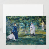 Edouard Manet - Een Partij Croquet Kaart (Voorkant / Achterkant)