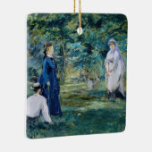 Edouard Manet - Een partijtje croquet Keramisch Ornament (Rechts)