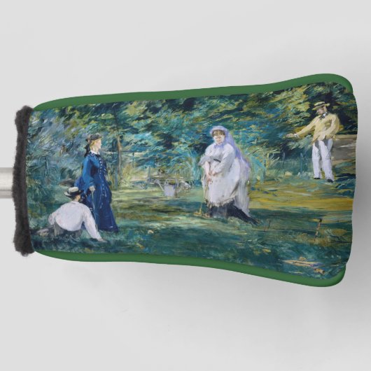 Edouard Manet - Een spel van Croquet Golfheadcover (Voorkant)