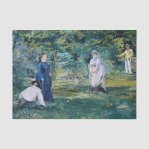 Edouard Manet - Een spel van Croquet Tissuepapier