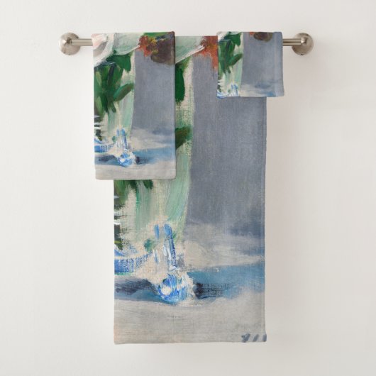 Edouard Manet - Fleurs dans un Vase de Cristal (En situation)