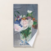 Edouard Manet - Fleurs dans un Vase de Cristal (Serviette à main)