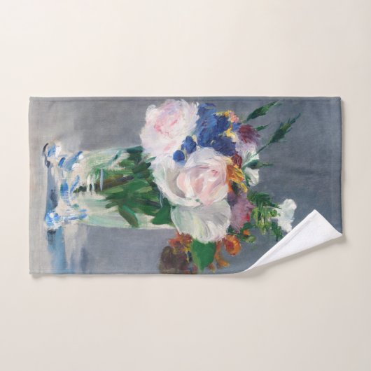 Edouard Manet - Fleurs dans un Vase de Cristal (Serviette à main)