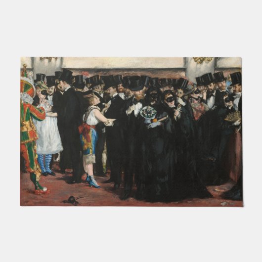 Edouard Manet - Gemaskerd bal in de opera Deurmat (Voorkant)