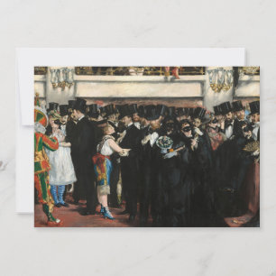 Edouard Manet - Gemaskerd bal in de opera Kaart