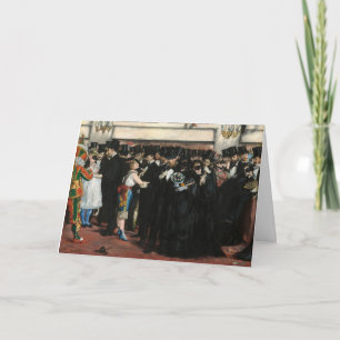 Edouard Manet - Gemaskerd bal in de opera Kaart