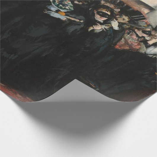 Edouard Manet - Gemaskerde bal bij de opera Cadeaupapier (Hoek)