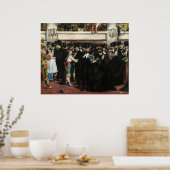 Edouard Manet - Gemaskerde bal bij de opera Poster (Keuken)