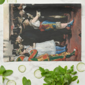 Edouard Manet - Gemaskerde bal bij de opera Theedoek (Gevouwen)