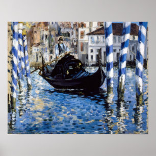 Edouard Manet - Grand Canal, Venetië Poster