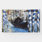Edouard Manet - Grand Canal, Venetië Spandoek (Horizontaal)