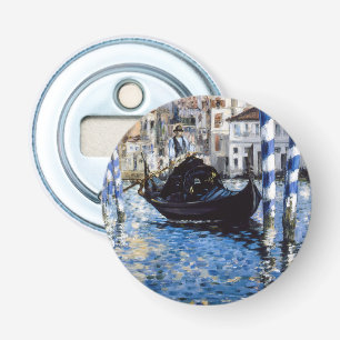 Edouard Manet - Grote Kanaal, Venetië Button Flesopener