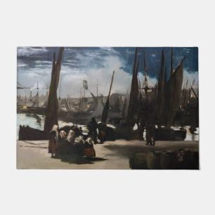Edouard Manet - Haven van Boulogne door Moonlight Deurmat