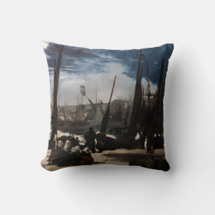 Edouard Manet - Haven van Boulogne door Moonlight Kussen