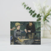 Edouard Manet - in de Serre Briefkaart (Staand voorkant)