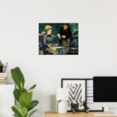 Edouard Manet - In de serre Poster (Thuiskantoor)