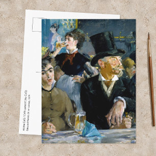 Edouard Manet - In het café Briefkaart