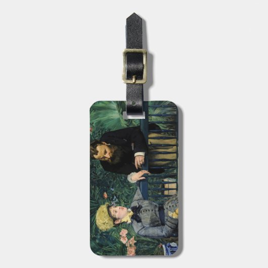 Edouard Manet - in het conservatorium Bagagelabel (Voorkant verticaal)
