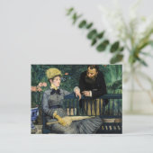 Edouard Manet - in het conservatorium Briefkaart (Staand voorkant)