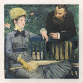 Edouard Manet - in het conservatorium Glazen Onderzetter (Voorkant)
