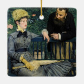 Edouard Manet - in het conservatorium Keramisch Ornament (Achterkant)