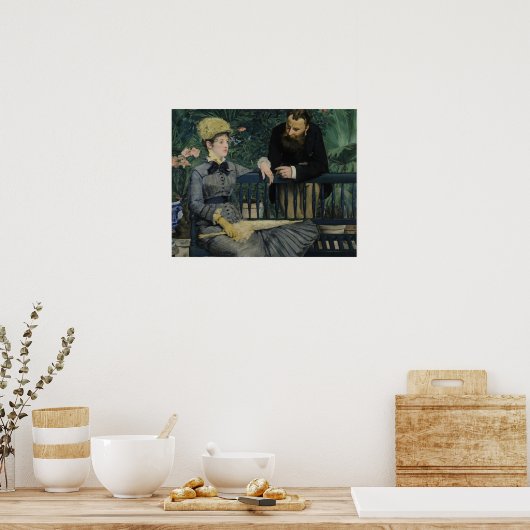 Edouard Manet - in het conservatorium Poster (Keuken)