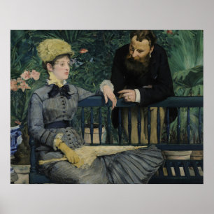 Edouard Manet - in het conservatorium Poster