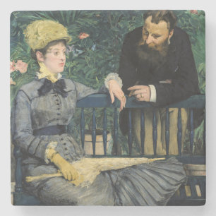 Edouard Manet - in het conservatorium Stenen Onderzetter