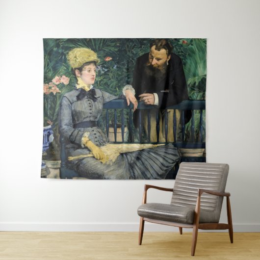 Edouard Manet - in het conservatorium Wandkleed (In Situ (horizontaal))