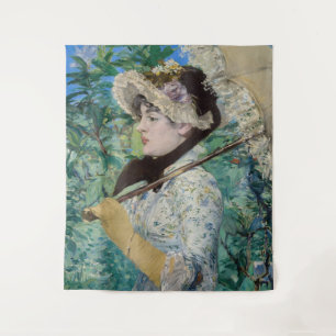Edouard Manet - Jeanne / Lente Wandkleed