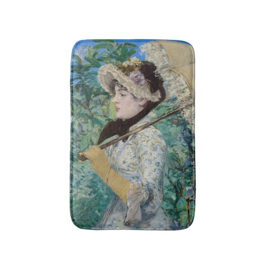 Edouard Manet - Jeanne / Spring Badmat (Voorkant Verticaal)