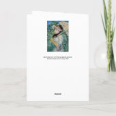 Edouard Manet - Jeanne / Spring Kaart (Achterkant)