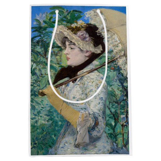Edouard Manet - Jeanne / Spring Medium Cadeauzakje (Voorkant)