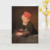Edouard Manet - Jongen met Kersen Kaart (Gele Bloem)