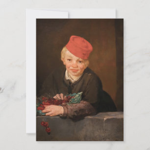 Edouard Manet - Jongen met Kersen Kaart