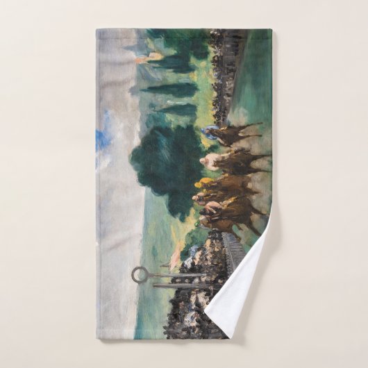 Edouard Manet - Les courses à Longchamp (Serviette à main)
