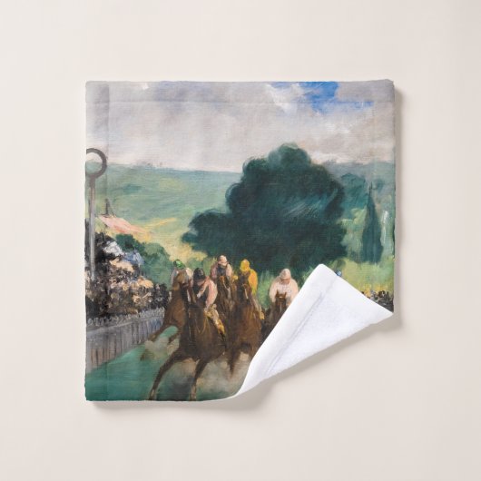 Edouard Manet - Les courses à Longchamp (Gant de toilette)