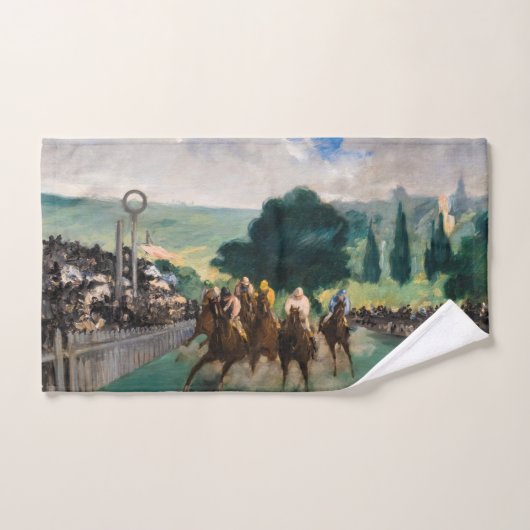Edouard Manet - Les courses à Longchamp (Serviette à main)