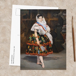 Edouard Manet - Lola de Valence Briefkaart