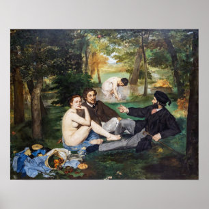 Edouard Manet - Lunch op het Gras Poster