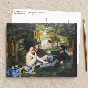 Edouard Manet - Luncheon on the Grass Briefkaart