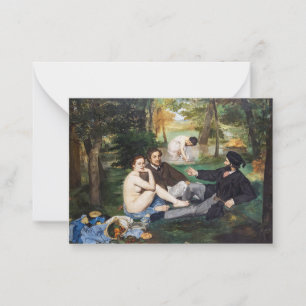 Edouard Manet - Luncheon on the Grass Notitiekaartje