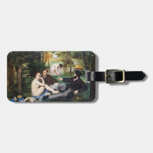 Edouard Manet - Luncheon op de gras Bagagelabel