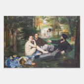 Edouard Manet - Luncheon op de gras Inpakpapier Vel (Voorkant 2)