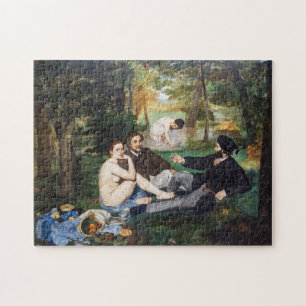 Edouard Manet - Luncheon op de gras Legpuzzel
