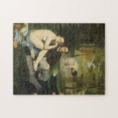 Edouard Manet - Luncheon op de gras Legpuzzel (Horizontaal)