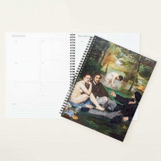 Edouard Manet - Luncheon op de gras Planner (Display)