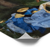 Edouard Manet - Luncheon op de gras Poster (Hoek)